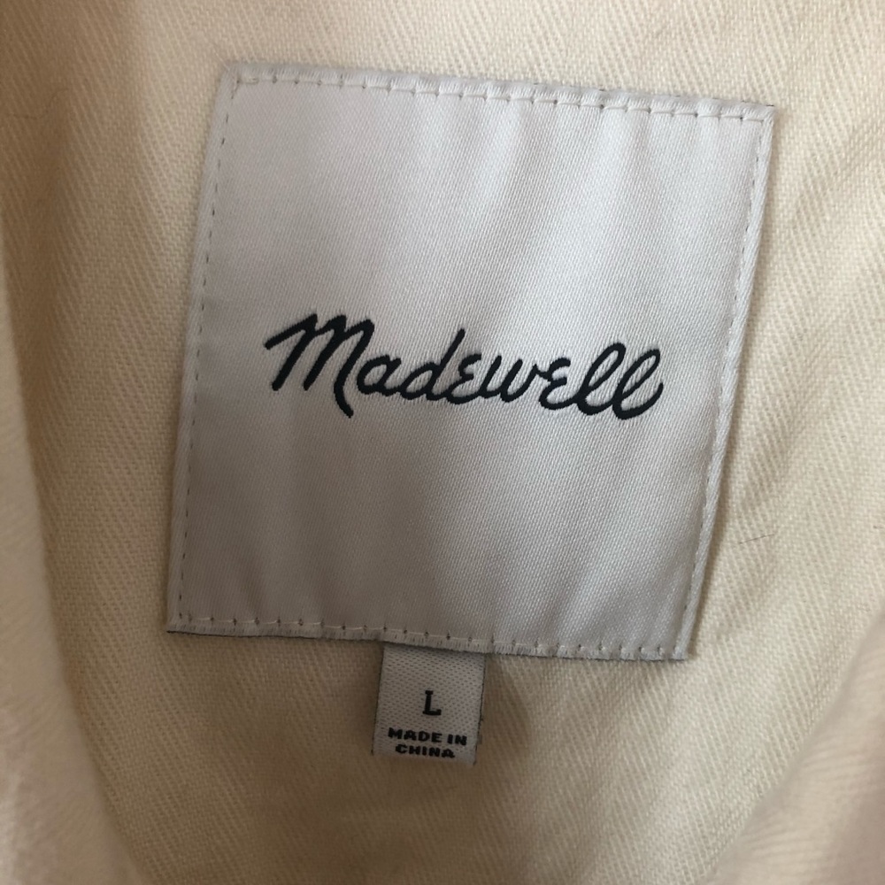 Madewell Off-White Denim Jacket - Picture 3 of 6